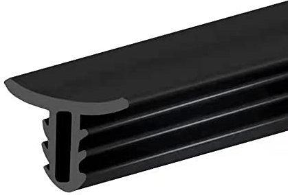 ETOPARS Tira de Sellado de Parabrisas de Coche 1,6 Metros Junta de Estanqueidad Goma Puerta Borde de Ventana Techo Automático U Forma Impermeable Protección