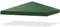 COSTWAY Toldo de Repuesto para Cenador de 300 cm x 300 cm, Toldo de Patio fácil de Montar con Cierre de Gancho y Velcro, Agujeros de Drenaje, Toldo de Pabellón de Poliéster (Verde Oscuro)