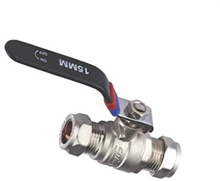 Wärmer System Lever Ball Valve for Hot and Cold Water 22mm Full Bore Compression Valve