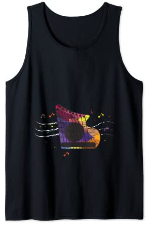 Musikinstrument, Musikliebhaber, Musiklehrer, Zither Tank Top
