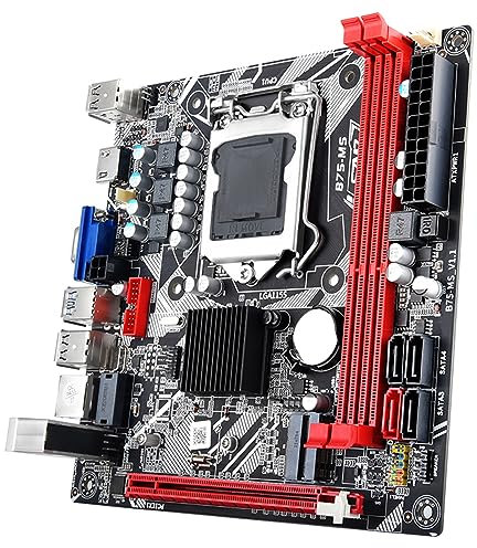 docooler LGA 1155 WiFi Desktop Home Office Gaming Scheda Madre PCI-E 16X DDR3 16GB 100M Scheda di Rete USB2.0 USB3.0 WiFi M.2 NVME VGA Compatibile con HDMI