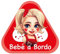 Aufkleber Baby an Bord aus Vinyl (Harley Quinn 2)