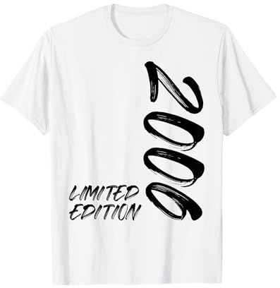 20e anniversaire homme femme 20 ans 2006 décoration cadeau amusant T-Shirt