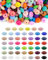 480Pcs Silicone Lentil Beads, 12mm Silicone Abacus Beads Loose Spacer Jewelry Beads Colorful DIY Lanyard Beads for Making Necklace Keychain Accessories