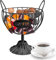 Deamos Coffee Pod Holder,Large Capacity Coffee Pod Organizer,Metal Coffee Pod Storage,Coffee Bar Accessories,Coffee Station Organizer for Kitchen Coffee Bar Office (P2057A01black)