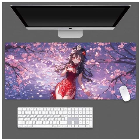 Tapis De Souris Gamer Tapis De Souris De Jeu For Ordinateur Portable - Tapis De Bureau Animé - Tapis De Souris Animé - Tapis De Souris De Jeu - Clavier PC Étendu - Étanche Et Antidérapant(D,900x400mm)