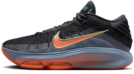 NIKE G.T. Hustle 3 Herren Basketballschuhe Farbe: Schwarz/Blaugrau/Orange; Größe: EUR 48.5 | US 14 | UK 13