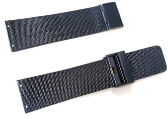 GNUFOPI Ersatz-Uhrenarmband, kompatibel mit Bering Unisex-Uhren mit schmalem Schraubarmband, 24 mm und 20 mm(Deep Blue)