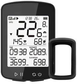 G2 Plus Bike Computer Wireless GPS Cycling Speedometer GPS Bike MTB Waterproof Smart Bicycle Odometer(G2P Case Mount)