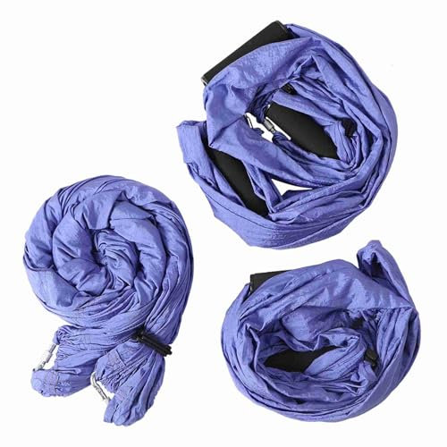 Aerial Yoga Swing -Set, Yoga -Hängematte Hanging Swing Aerial Sling Inversion Hanging Equipment Innen im Freien im Freien zu Hause Fitness Fitness (Lila)
