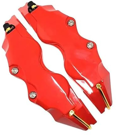 XATHKJOE 2 Pezzi Copertura Pinza Freno Auto, per Alfa Romeo Giulia Stelvio Sportiva Mito Giulietta coperture per Pinza del Freno, Copertura per Ruota,Coperture per Pinza Freno Auto