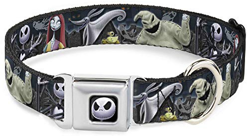 Buckle Down DC-WDY256-M DYAI Jack Expression6 Full Color Dog Collar, Medium/11-17