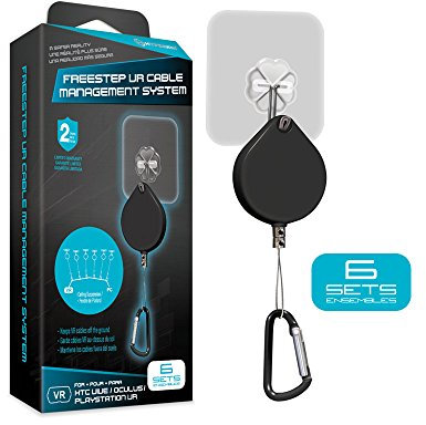 Hyperkin Freestep VR Cable Management System for HTC Vive/PS VR/Oculus Rift (6-Set)