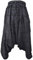 Herren Light Cotton Drop Crotch Ninja Aladdin Genie Schwarz Patchwork Haremshose Schwarz Razorcut LXL