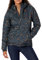 Amazon Essentials Piumino Leggero Trapuntato con Cappuccio Foderato in Sherpa Impermeabile con Cerniera Integrale Donna, Nero Leafy Floral, M