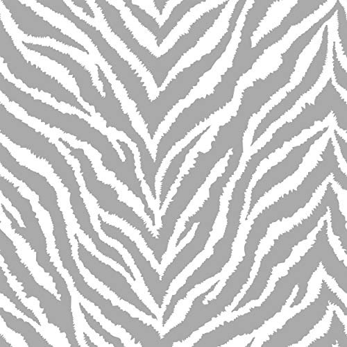 decomonkey Fototapete selbstklebend Tapetenrolle 10 m Tapete Vliestapete Deko Panel Modern Design Wanddeko Wohnzimmer Schlafzimmer Wandtapete | Tiermuster Zebra