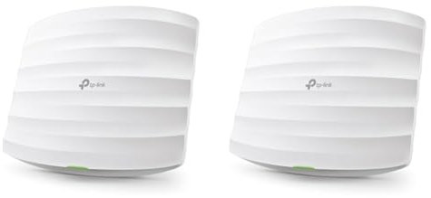 TP-Link EAP245 AC1750 WLAN Access Point (Dualband 1750 Mbit/s mit MU-MIMO, Omada SDN, zentrales Management, professionelles Mesh WLAN) weiß & EAP225 AC1350 WLAN Access Point weiß