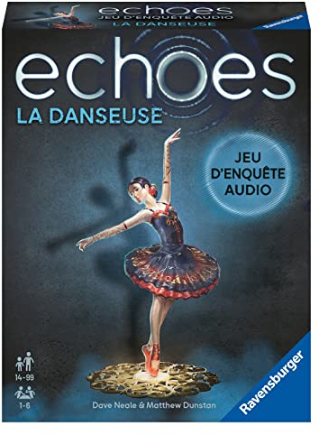Ravensburger - Echoes La Danseuse - Audio-Umfragespiel für Kinder ab 14 Jahren - 1 bis 4 Spieler - Funktioniert mit Einer kostenlosen Smartphone-App - Mixed - 20664 - französische Version
