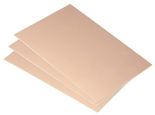 PATIKIL 3Pack FR4 Einseitig Kupferplattiert PCB Laminat 150x100x1.2mm | Leiterplatte