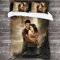 ANSSON Kinder Bettwäsche-Sets Vampire Mikrofaser Bettbezug Twilight Schlafzimmer dekorative Bettwäsche mit 2 Kissenbezug Unisex (Twilight2, 135x200cm+80x80cmx2)