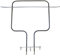 easyPART Kompatibel/Ersatz für Algor 10026807 Heizung Heizelement Backofenheizung Oberhitze 900W 230V Backofen Herd Ofen Alternativ Whirlpool Bauknecht 481225998473 Ignis Funktionika akp aks akl esn