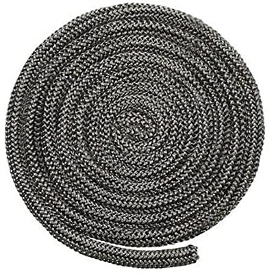 ZYNCUE Stufa a legna in fibra di vetro con corda di fuoco, per stufa a legna, 2 x 6 mm, bruciatore per porta fumatore per camino, 1 pezzo