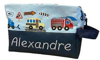 Trousse de toilette personnalisée véhicules