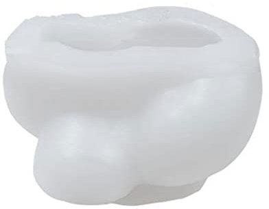 Liummrcy Silikonform, knotenförmige Kerzenform, Kerze Silikonform DIY Knoten geformt 8,6 x 6,3 x 5,6 cm Kerzenform 3D Seifenschokoladenbackform