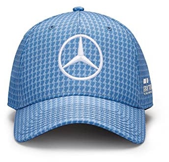 MERCEDES AMG PETRONAS Formula One Team - 2023 Lewis Hamilton Kappe - Denim-Blau - Unisex - Größe: Einheitsgröße