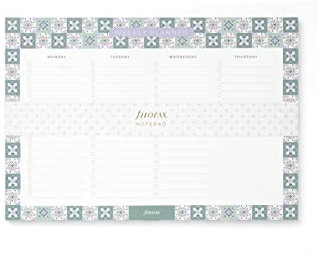 Filofax Mediterraner Wochenplaner Notizblock (mit Magnet)