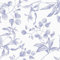 VEELIKE Tapete Blau Blumen Aquarell 44.5cm x 900cm Blumentapete Vintage Möbelfolie Selbstklebend Tapeten Blätter Violett Fototapete Schlafzimmer Romantik Klebefolie Möbel Schrankaufkleber Badezimmer