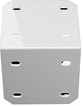 Home Deluxe - Deckenhalterung ERA für Markisen - 4 Stück, Farbe: Weiß, inkl. Dübel I Terrassenüberdachung Sonnenschutz Windschutz