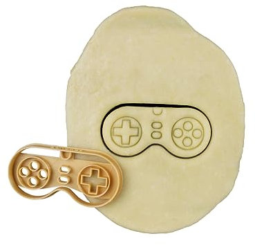 3DKOUPE - Ausstechform Retro Controller – Videospiele – Farbe wählbar
