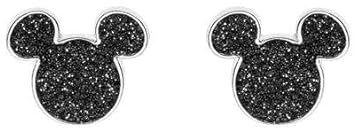 Disney Ohrstecker 925er Silber Zirkonia One Size, Silber 32024167