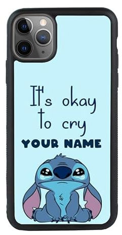 Personalised Stitch Apple iPhone 13 Mini Phone Case Protective Bumper Cover for 5.4 inch Screen
