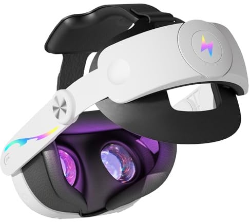 Soumit Comfort Head Strap for Meta Quest 3, Elite Head Strap Compatible with Meta Quest 3 Accessories, VR Headset Flip-Adjustable Enhanced Support Extended Play Time
