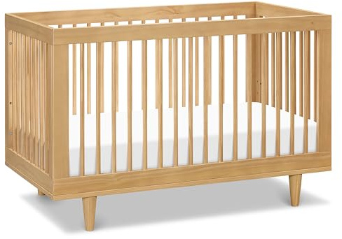 Davinci Marley 3-in-1 Convertible Crib in Honey, Greenguard Gold and FSC® Certified