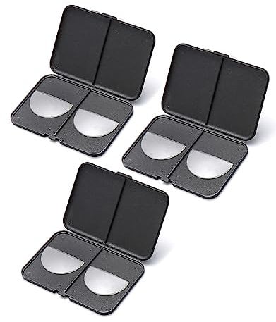 OKH 3 Paare Bifokallinsen Lesegerät zum Aufkleben, Wiederverwendbare Selbstklebende Vergrößerungs Bifokal Leselinsen für Sonnenbrillen/Sportbrillen/Skibrillen/Tauchspiegel 2.0