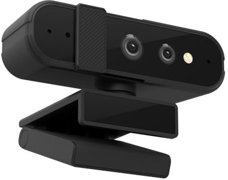 Fiorky HD 1080P Webcam de Reconnaissance faciale avec Deux Microphones Caméra Web à Mise au Point Automatique pour Windows Hello Compatible avec Win10/11 pour OBS/Gaming/Zoom/FaceTime/Teams