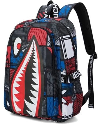 FANDARE Zaino per bambini Ragazzo Zainetto bambino Zainetto Scuola Galaxy Borsa Scuola Zaino leggero con porta di ricarica USB Zaini Casual Adolescenti Zaini scuola Borse da scuola Borse Zainetto