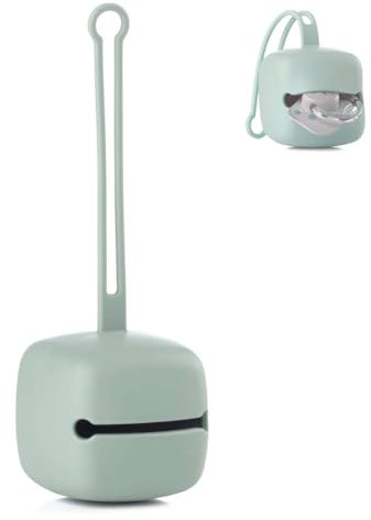 Jané Schnullerbox aus Silikon, fasst 2 Schnuller, BPA-frei, spülmaschinenfest, grün