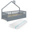 VitaliSpa Hausbett Noemi, Anthrazit, 90x200 cm mit 2 Schubladen und Matratze