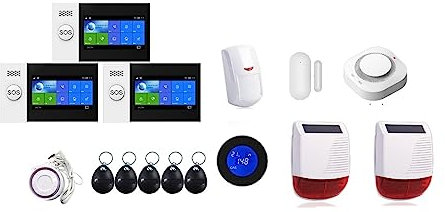 Wireless Home WIFI GSM Home Security With Motion Detector Sensor Burglar Alarm System APP Control Support