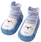 Generico Stivali Bimba Scarpe Invernali Bambina Scarpe Autunno e Inverno Carino Bambini Scarpe per Bambini Fondo Piatto Antiscivolo Scarpe Sportive Calzini Scarpe Sneakers Bambina (Blue, 20 Infant)