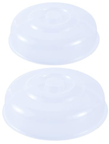 Cloche Micro 2 Pcs Couvercle Micro s Rs Cloche Micro Sans Bpa Avec éVent De Vapeur Petit Avec PoignéE Facile