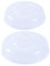 Cloche Micro 2 Pcs Couvercle Micro s Rs Cloche Micro Sans Bpa Avec éVent De Vapeur Petit Avec PoignéE Facile