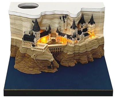 3D-Kalender 2025, 3D-Kalender zum Abreißen, 3D-Notizblock, künstlerische Blöcke, 3D-Haftnotizen, dies ist ein handgerissenes Papierskulptur-Kunstwerk, for Desktop-Dekoration, Zuhause, Geschenk