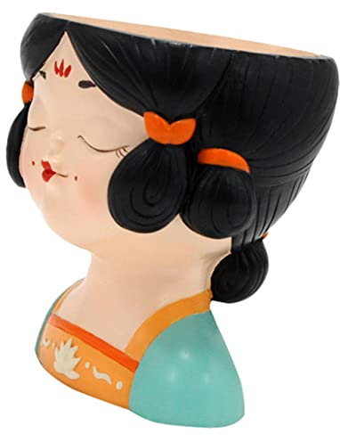 Milisten Quirky Plant Pots Cartoon Resin Flowerpot Succulent Pots for Garden Decor