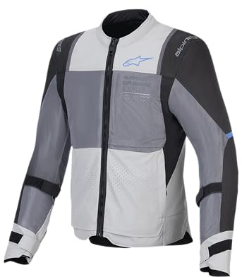 Alpinestars ST-2 Air Giacca tessile da moto, grigio scuro/grigio chiaro, 2XL