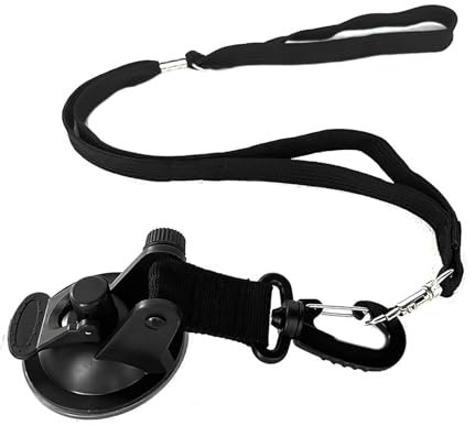 Corda di sicurezza fissa regolabile da 55 cm per cani e gatti, con ventosa pesante, per doccia, bagno e toelettatura